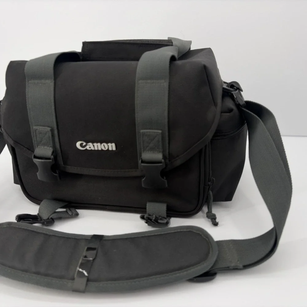 Canon 300DG Digital Gadget Camera Bag DSLR EOS Rebel Black Gray Padded Case